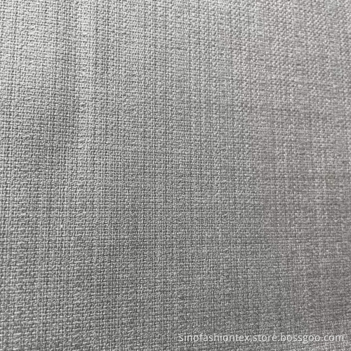 Soft Polyester Rayon TR Suiting Dobby Fabric